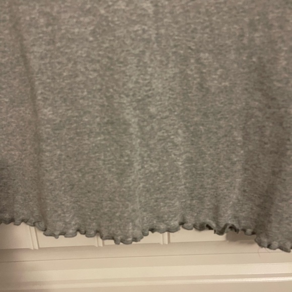 DISNEY MICKEY AND MINNIE YEARS OF WONDER JUNIOR M LONG SLEEVE TEE RUFF HEMS GRAY - Picture 2 of 9